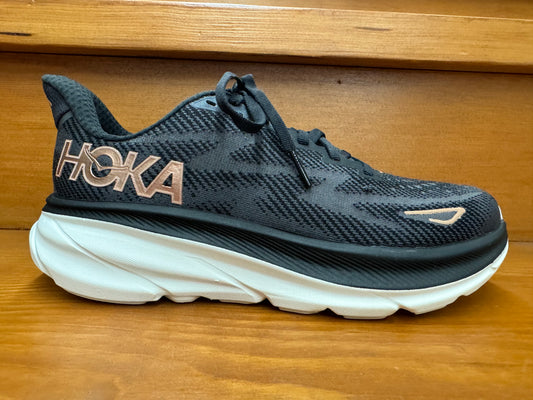 Hoka Clifton 9 Black/Rosegold 1127896 BRGL & 1132211 BRGL