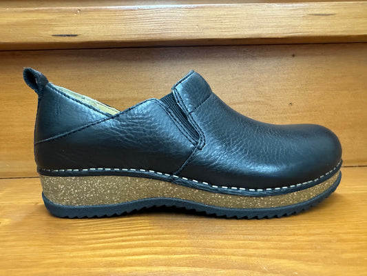 Dansko Meara Black Waxy Leather